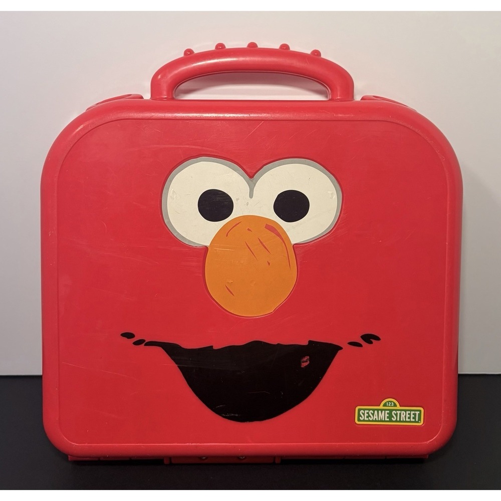 Elmo On the Go Carrying Case ABC Alphabet Letters Complete Sesame Street Hasbro